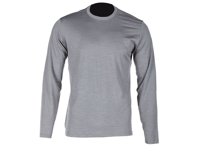 2019 KLIM TETON MERINO WOOL LONG SLEEVE SHIRT - GRAY